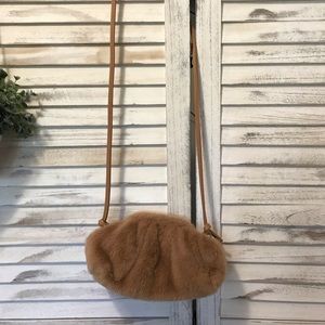 Light Brown furry Purse